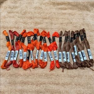 20 DMC Assorted Embroidery Floss SET